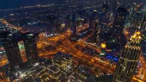 aerial photo of city high rise buildings