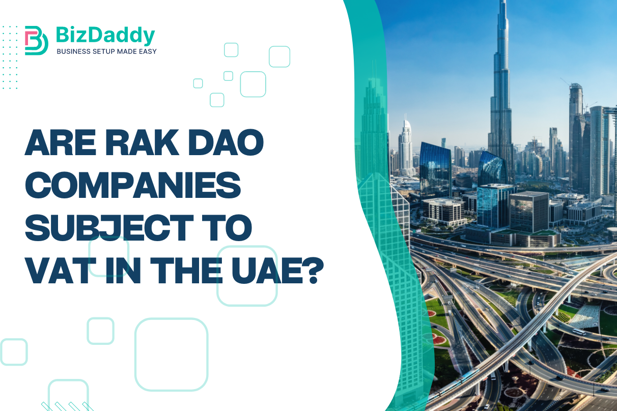RAK DAO companies subject to VAT in the UAE