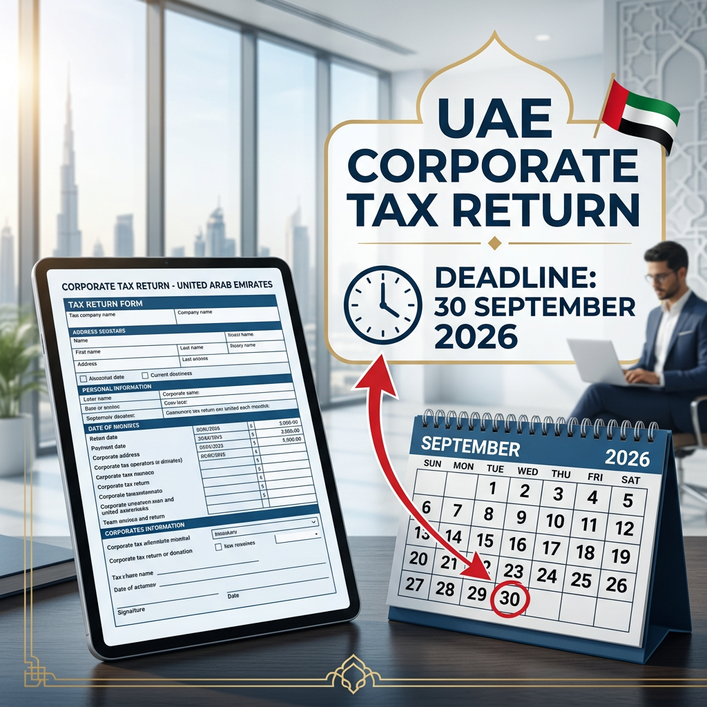 UAE corporate tax filing deadline calendar
