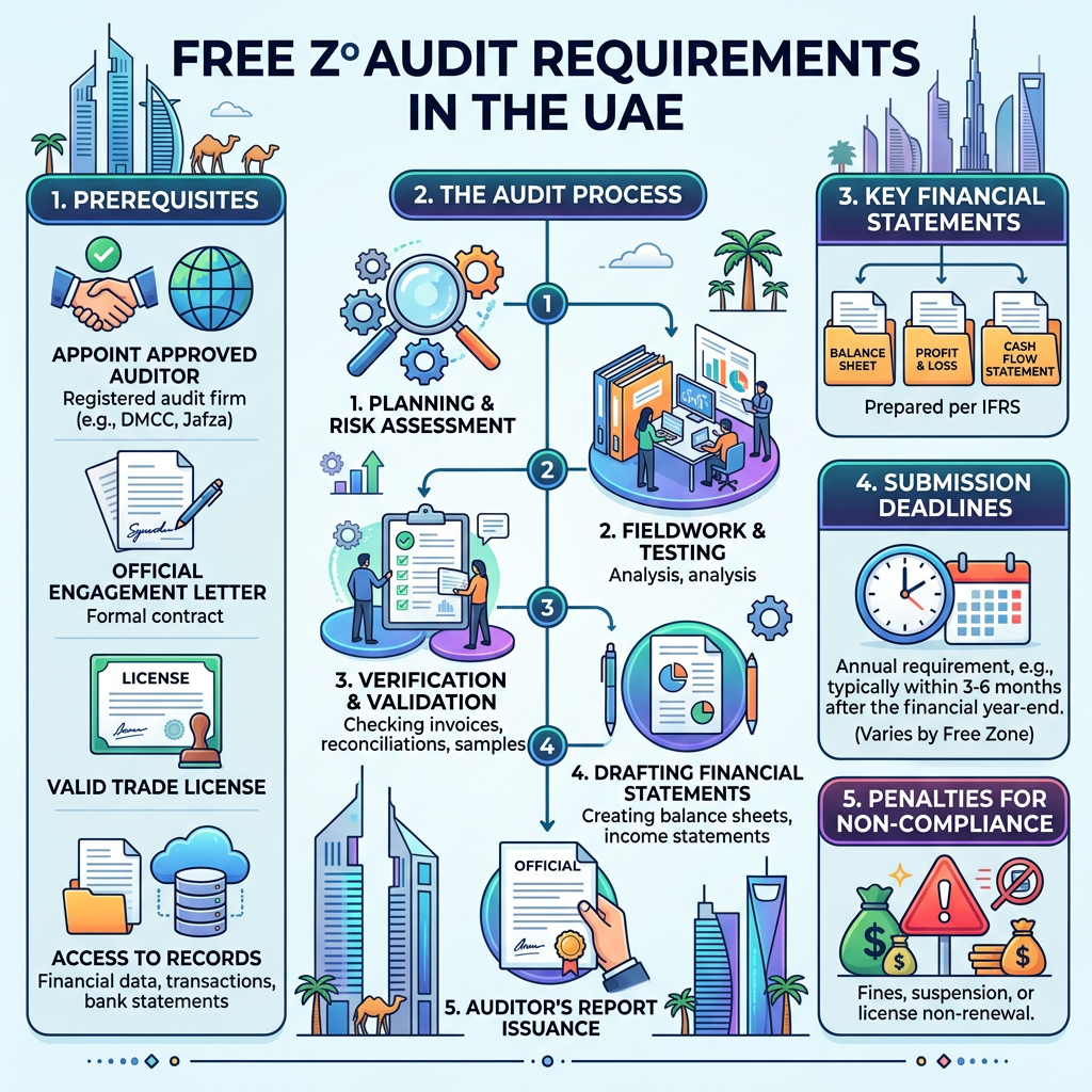 UAE free zone audit requirements